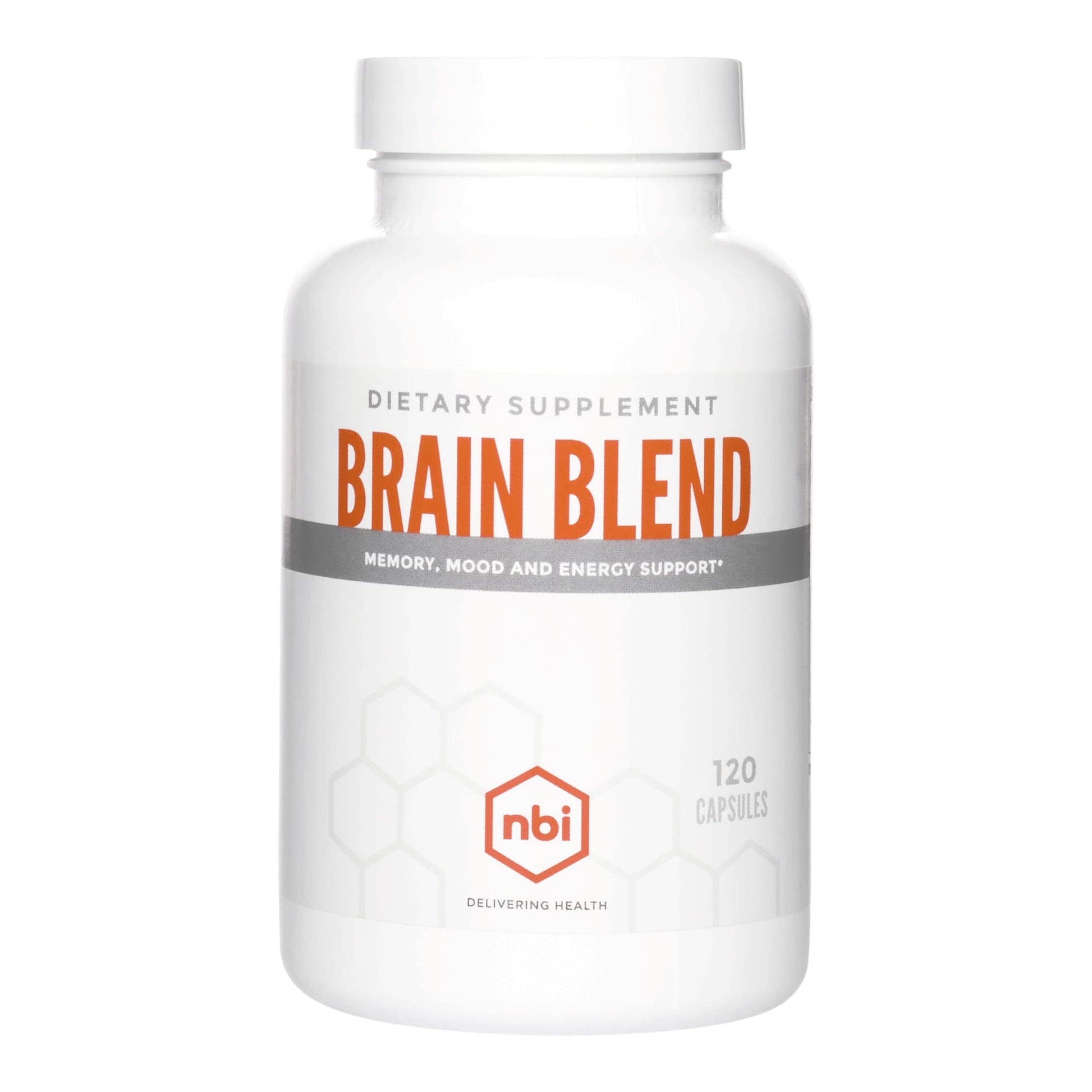 NBI Brain Blend for Memory, Focus, Concentration, Cognitive Function for Men & Women | Caffeine-Free with ALCAR, Alpha Lipoic Acid, Huperzine A, Turmeric | Nootropic | 120ct Capsules NBIAu supplements