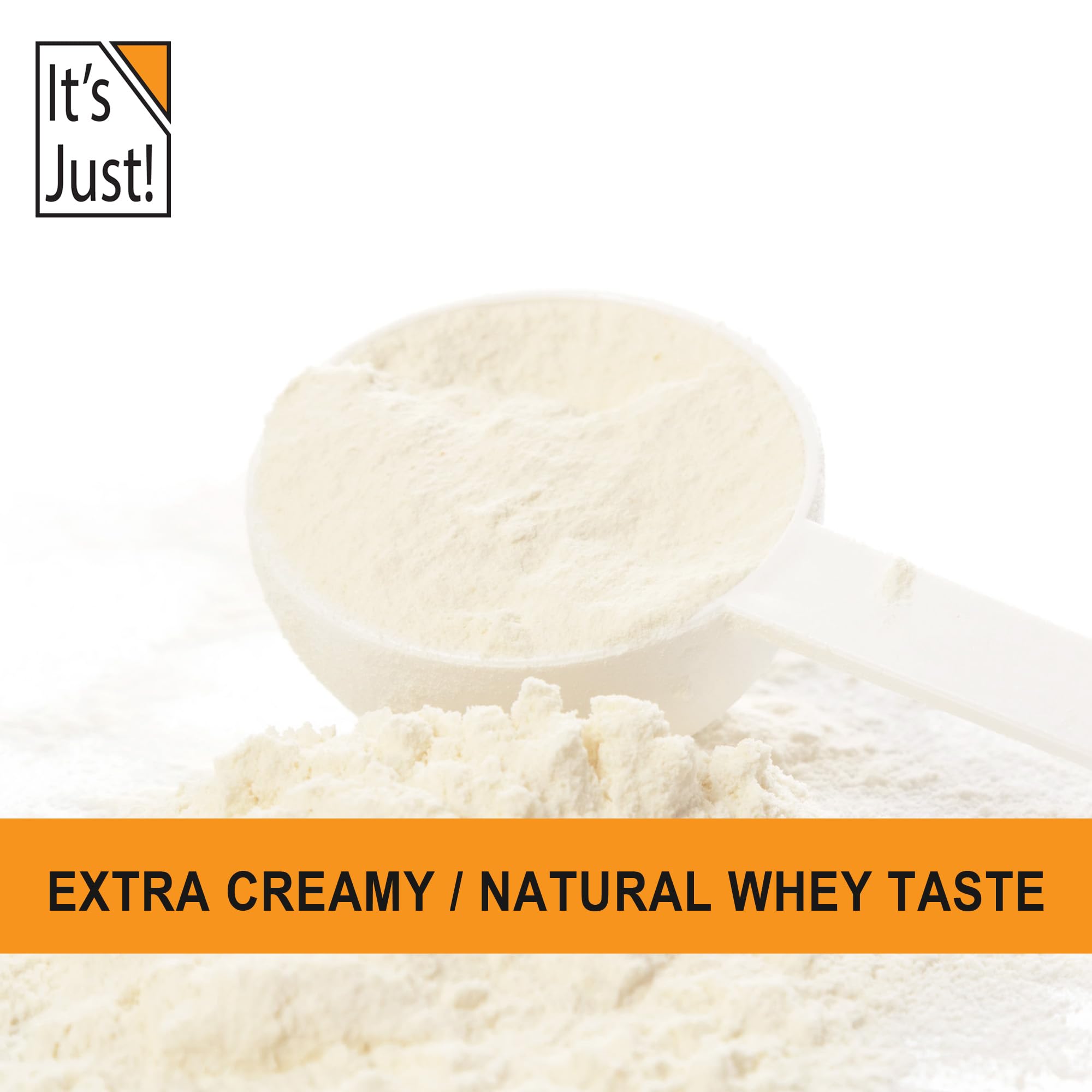 It's Just! - 100% Whey Protein Concentrate, Made in USA, Premium WPC-80, No Added It's Just!US supplements