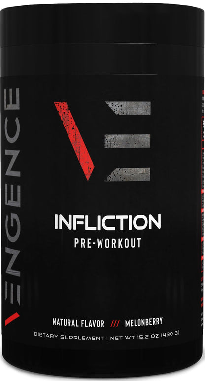 Vengence Infliction Pre-Workout Powder for Men & Women - Energy, Focus & Massive VengenceUS supplements