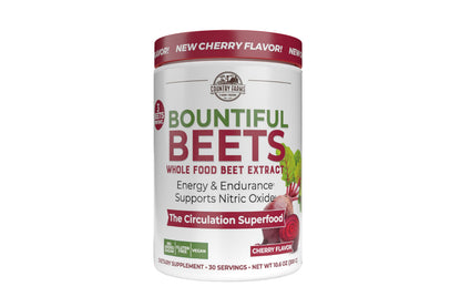 Country Farms Bountiful Beets, Wholefood Beet Extract Superfood, Helps Support Healthy Circulation and Promote Energy Country FarmsUS supplements