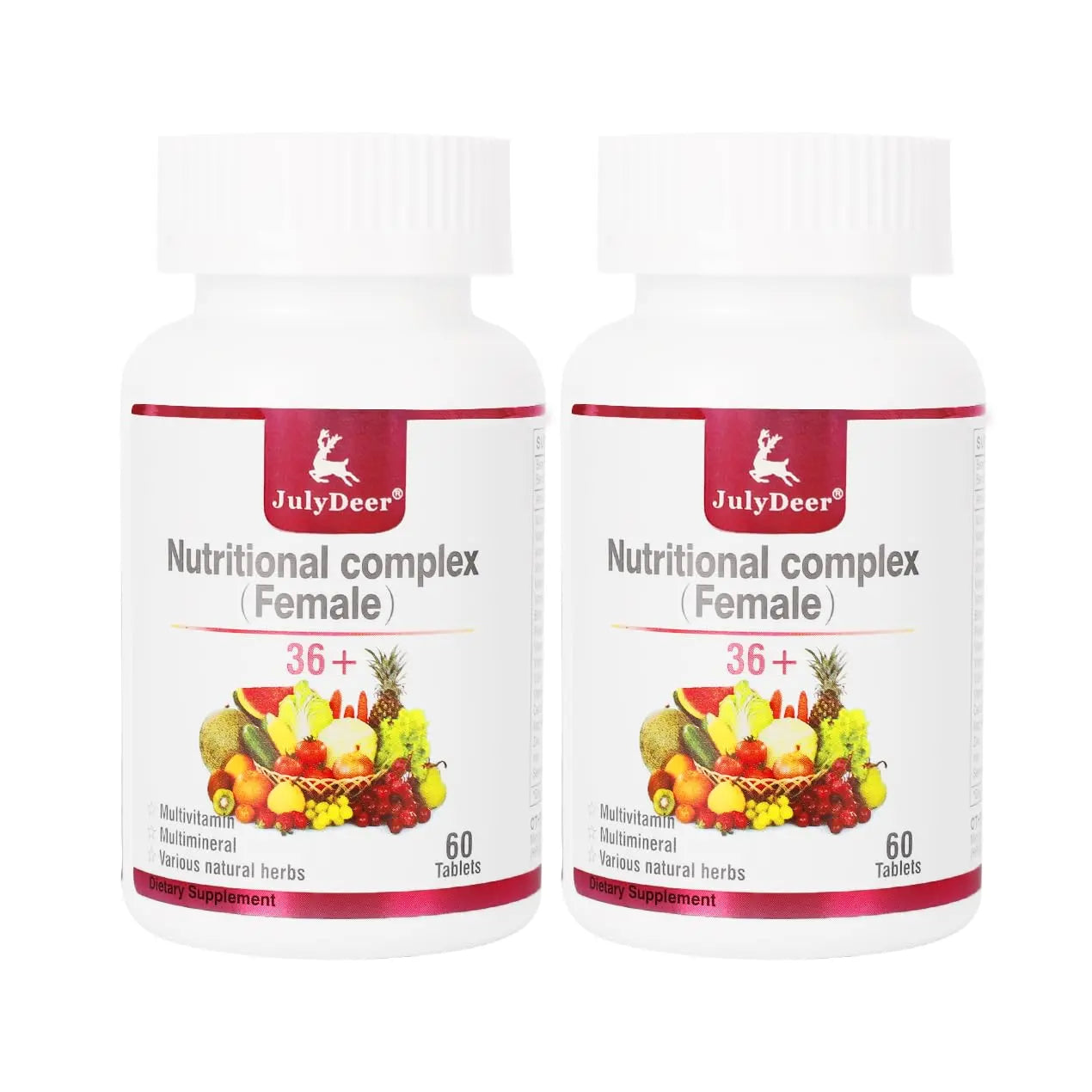 JulyDeer One Daily Tablet Multivitamin for Women - Complete Multimineral with Vitamin A, C, D, E and B-Complex, Zinc & More for Women's Immunity JulyDeerAu supplements