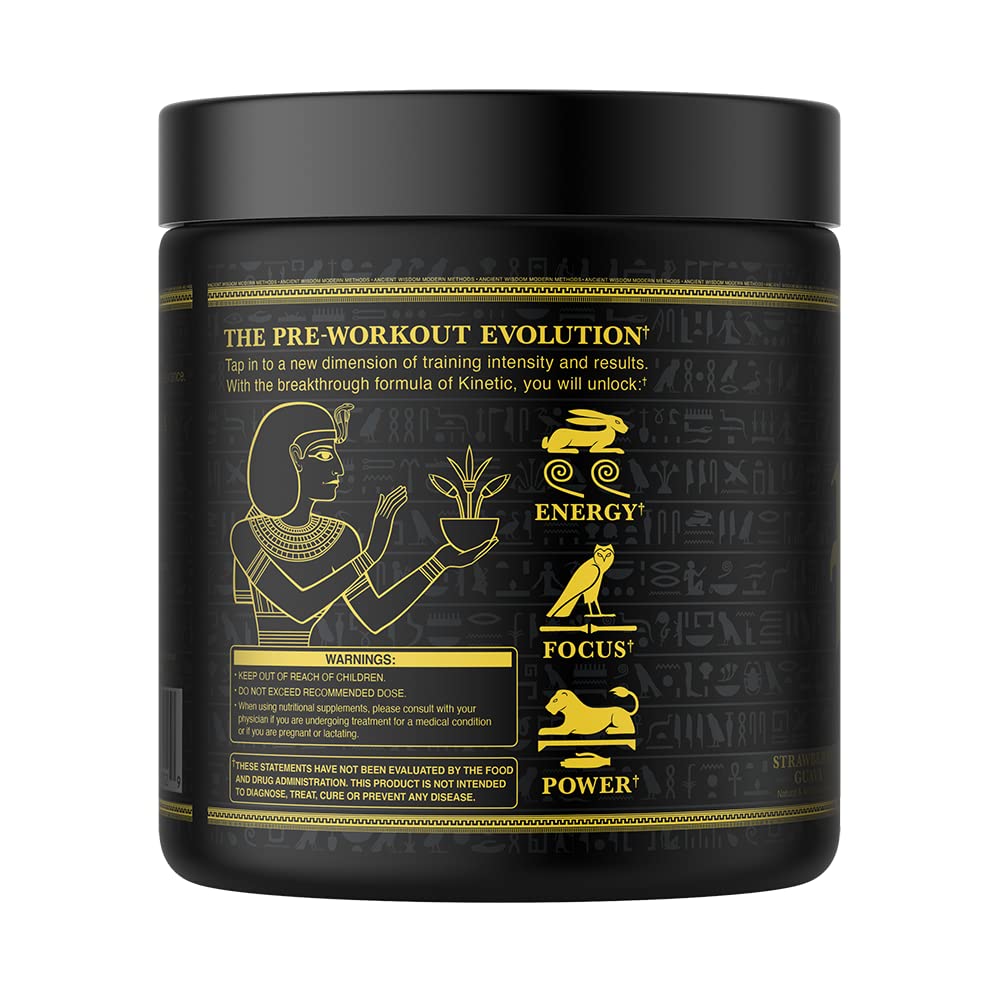 Ambrosia Kinetic Organic Preworkout, Mushroom Enhanced Natural Pre Workout Supplement AmbrosiaUS supplements