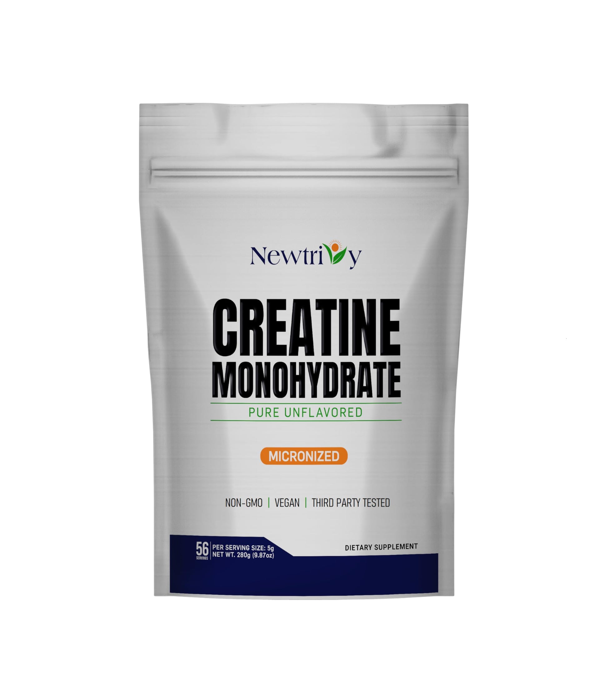 Creatine Monohydrate,Micronized, Pure,Unflavored,280g (9.8oz) NewtrivyAu supplements