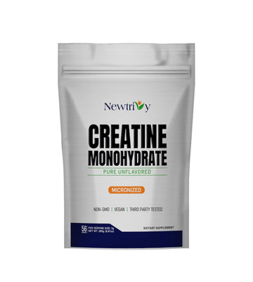 Creatine Monohydrate,Micronized, Pure,Unflavored,280g (9.8oz) NewtrivyAu supplements