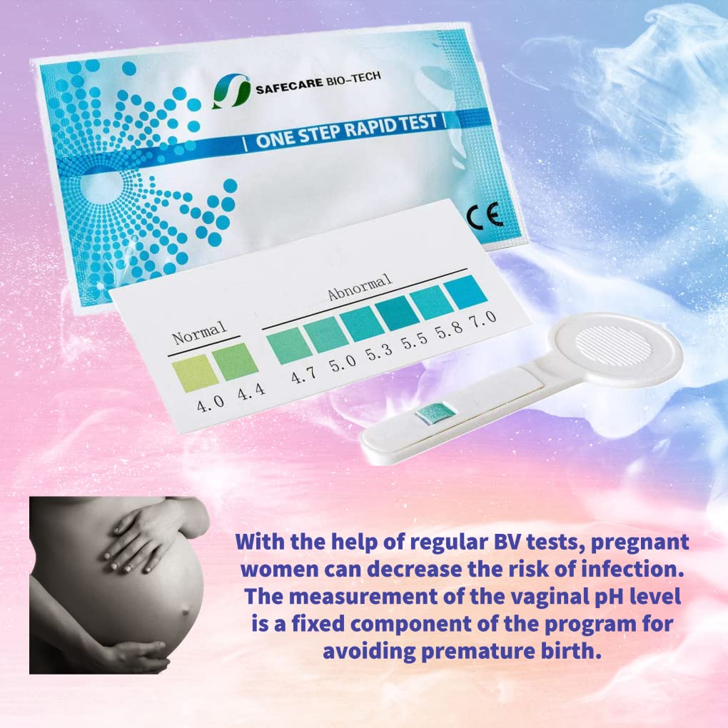 One Step Vaginal pH Bacterial Vaginosis Test Kit, 5 Test Kits, BV, Yeast Infection, Feminine Vaginal Health One StepAu supplements