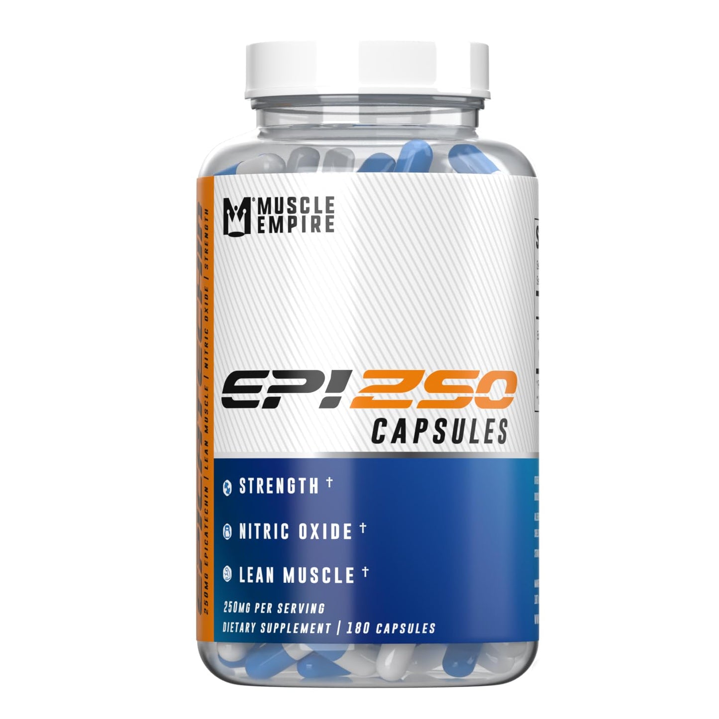 Muscle Empire Epicatechin Extract Capsules | EPI 250mg | 180 Pill Count | Supports Lean Muscle EmpireUS supplements