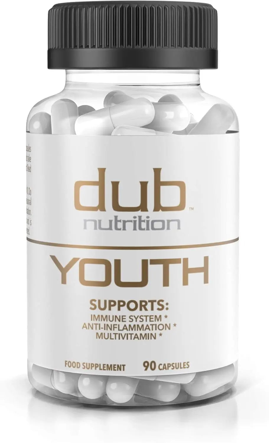 Dub Nutrition Youth - Formula with Acai, Resveratrol, Curcumin, Vitamins A, C, D, E, B12, and CoQ10 - Supports Immunity and Mobility - 90 Capsules Dub NutritionAu supplements