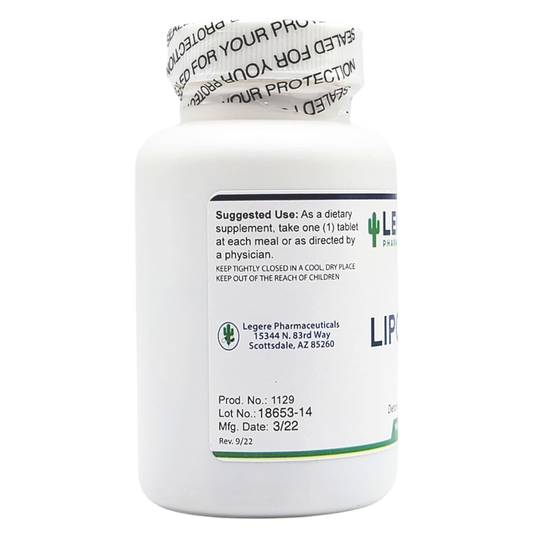 Lipo Bc (90 Tabs) Legere PharmaceuticalsUS supplements