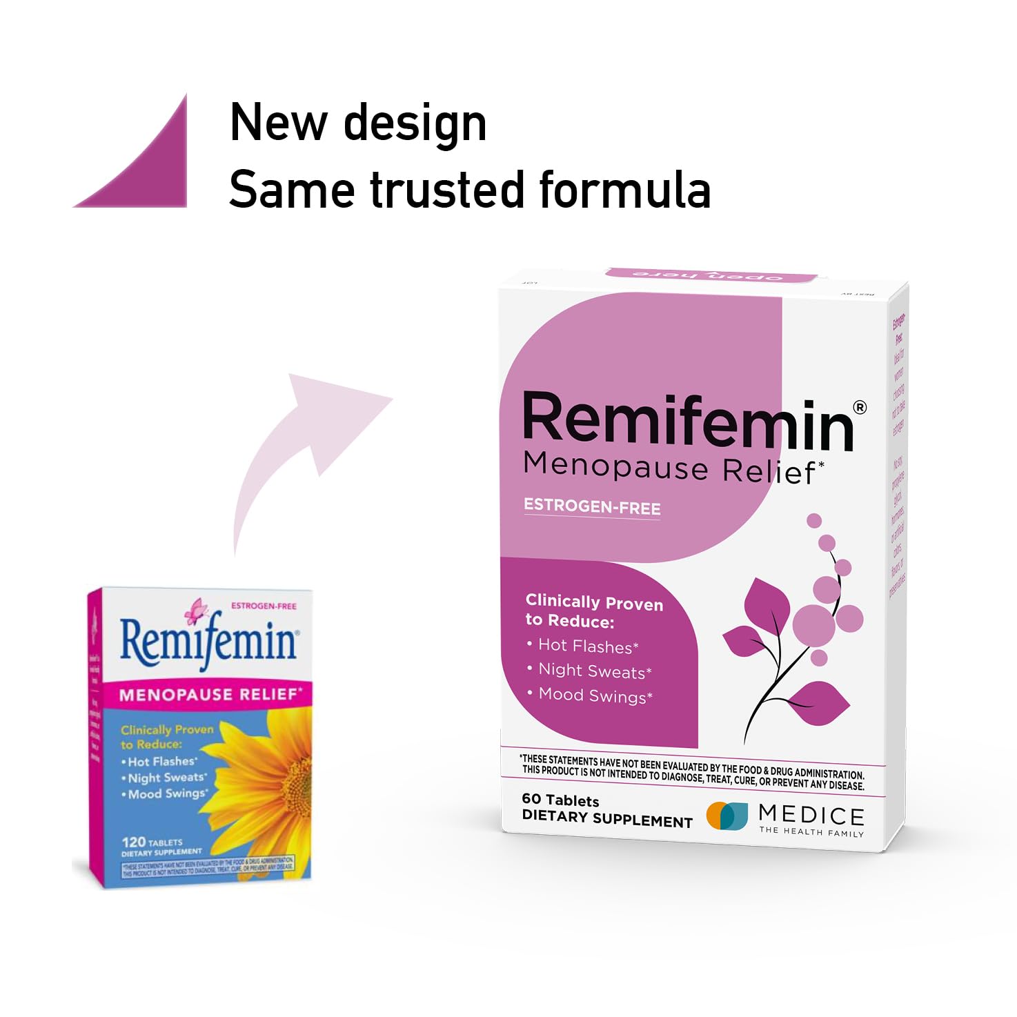 Remifemin - Menopause Symptoms Relief - Clinically Proven Ingredients - Menopause Supplements RemifeminAu supplements