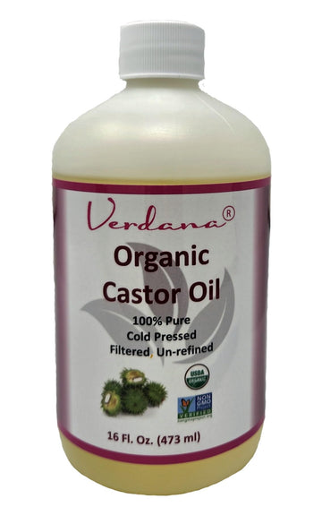 Verdana Organic Castor Oil – USDA Certified Organic – Cold Pressed, Unrefined, 100% Pure and Hexane VerdanaAu supplements