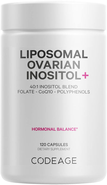 Codeage Liposomal Ovarian Inositol + Supplement - Myo-Inositol, D-Chiro-Inositol CodeageUS supplements