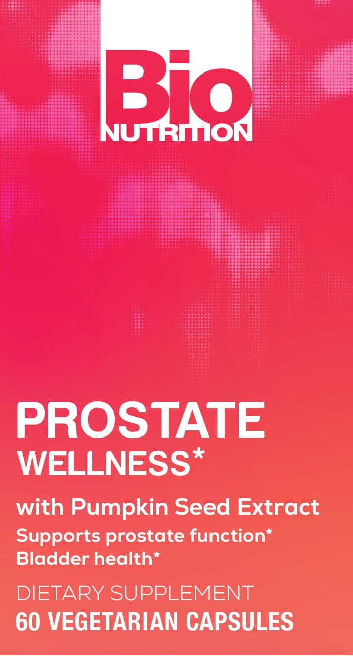 Bio Nutrition Prostate Wellness with Pumpkin Seed Extract 60 Capsules Bio NutritionAu supplements