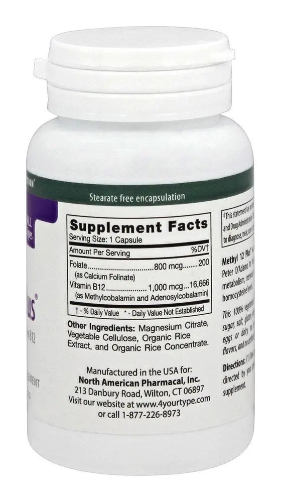 D'Adamo Personalized Nutrition Methyl 12 Plus, 60 Count D'Adamo Personalized NutritionAu supplements