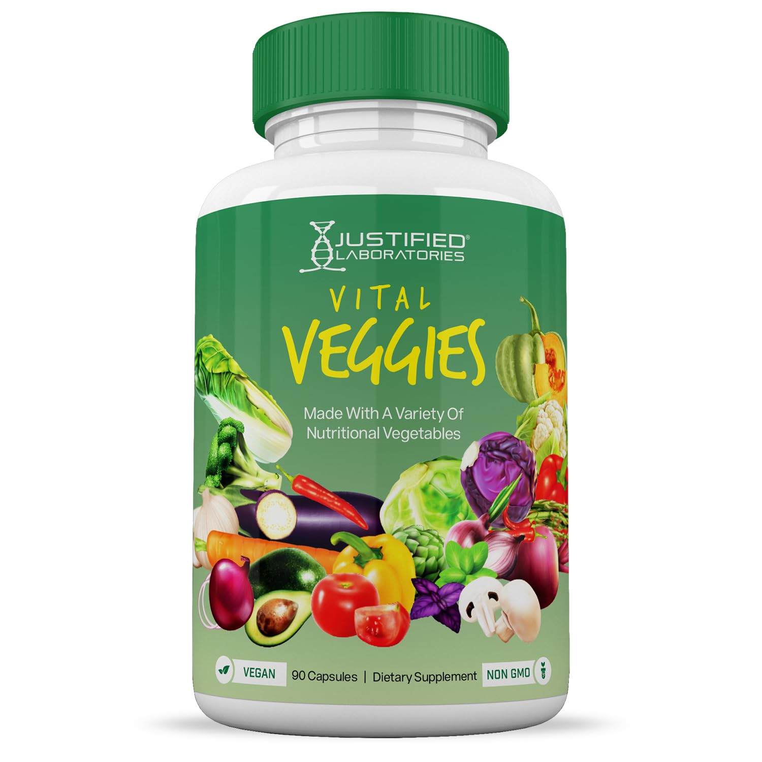 (20 Pack) Vital Fruits and Veggies Supplement Whole Food Red & Green Superfoods Justified LaboratoriesUS supplements