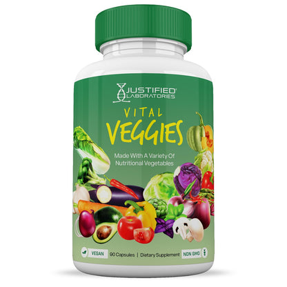 (20 Pack) Vital Fruits and Veggies Supplement Whole Food Red & Green Superfoods Justified LaboratoriesUS supplements