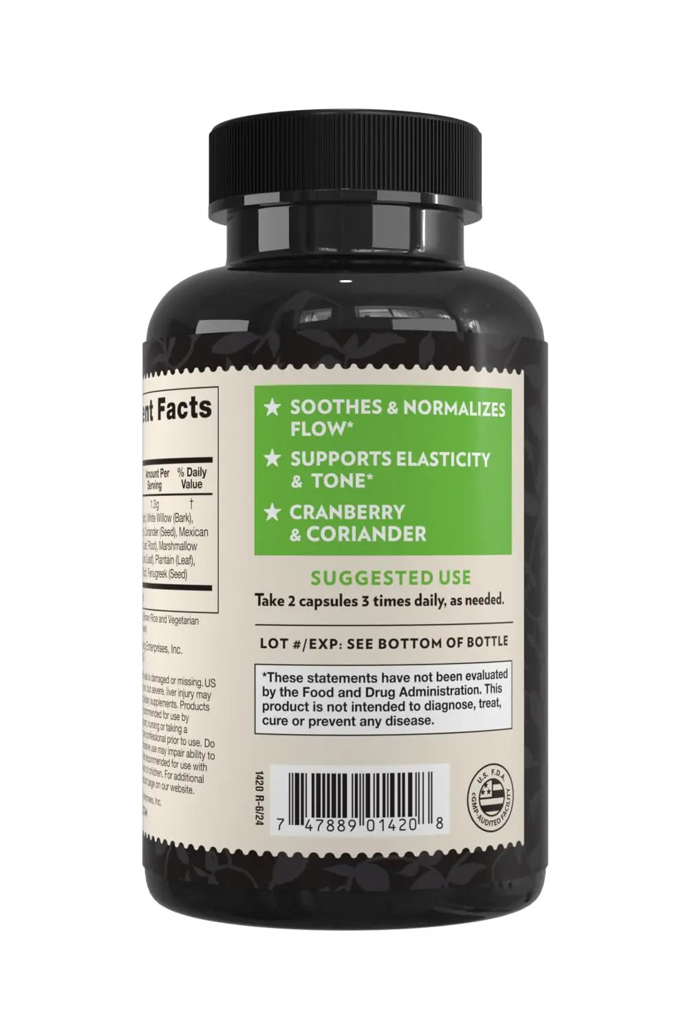 Crystal Star Bladder Support (60 Capsules) – Herbal Supplement for Healthy Bladder Function - Cranberry, Dandelion & Fenugreek - Helps Overactive Bladder and Incontinence - Non-GMO Crystal StarAu supplements