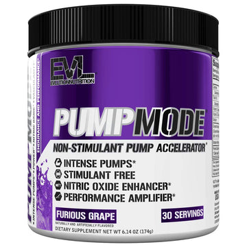 EVL PumpMode Nitric Oxide Supplement - Nitric Oxide Booster Pump Pre Workout Powder EvlutionAu supplements