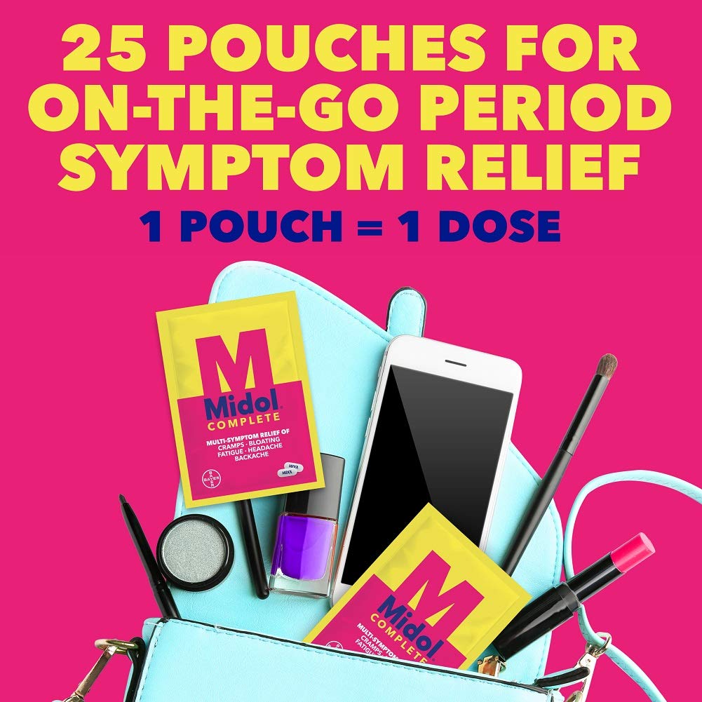 Midol Complete Caplets with Acetaminophen for Menstrual Symptom Relief - 50 Count MidolUS supplements