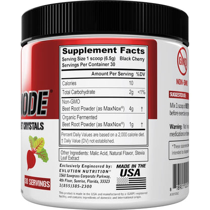 Evlution Nutrition Beet Root Powder Nitric Oxide Booster for Enhanced Energy and Pumps EvlutionUS supplements