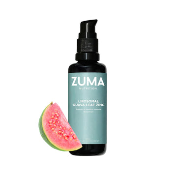 Zuma Nutrition Guava Leaf Zinc with Vitamin C, Vegan & Natural Herbal Supplement for Skin Health, Longevity and Daily Wellness Support for Men and Women, Skin Care Routine, 60 ML Bottle Zuma NutritionAu supplements
