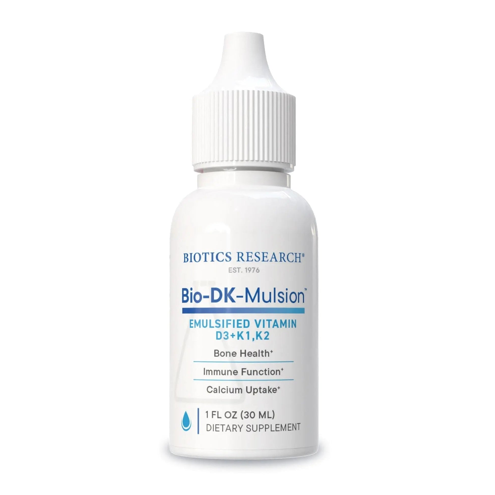 Biotics Research Bio-DK-Mulsion™–Emulsified Liquid Vitamin D and K, D3 Drops 125 mcg & Vitamin K (K1, K2) 300 mcg MK-7–Supports Stronger Bones BIOTICS RESEARCHAu supplements