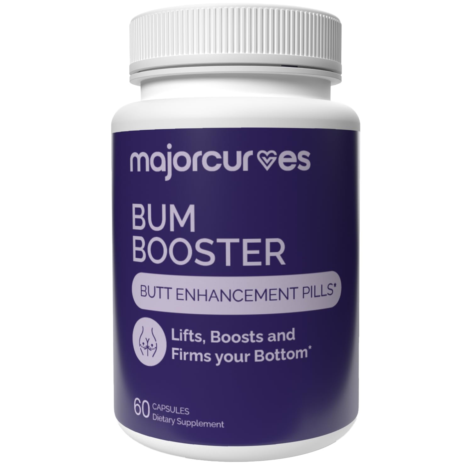Major Curves Bum Booster Pills – Butt Enhancement for Women, Booty Growth Capsules for Bigger Bum, Curvier Hips and Glutes, Natural Brazilian Butt Lift Alternative with Fenugreek and Wild Yam Major CurvesAu supplements