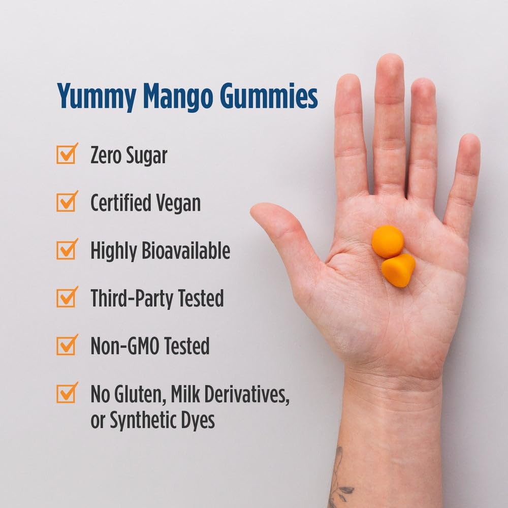 Nordic Naturals Zero Sugar Curcumin Gummies, Mango - 60 Gummies - 200 mg Optimized Curcumin Extract - Great Taste - Antioxidant Support, Healthy Metabolic Balance - Non-GMO, Vegan - 30 Servings Nordic NaturalsAu supplements