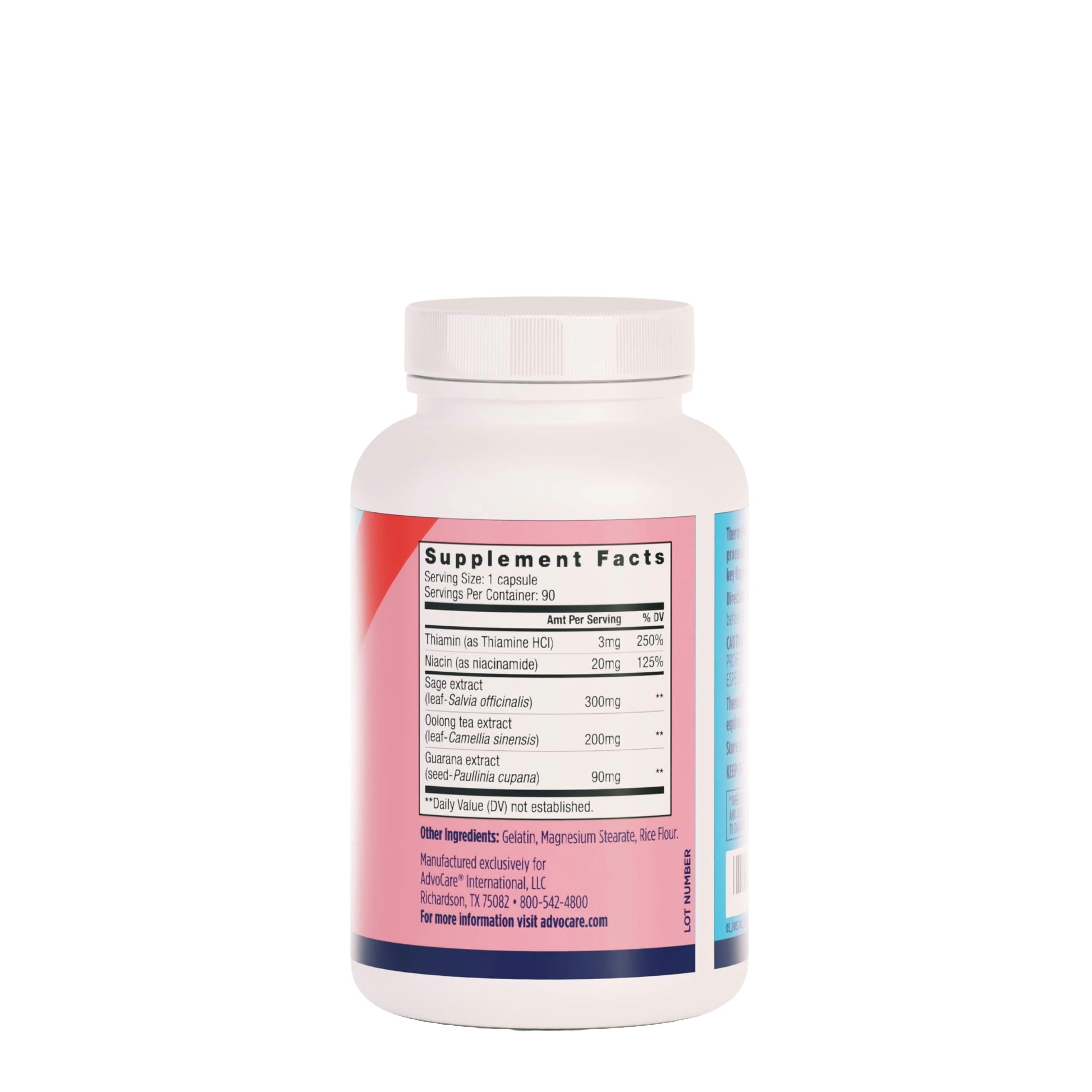 AdvoCare ThermoPlus Vitamin & Herbal Dietary Supplement - Supports Healthy Metabolism* - Contains Thiamine, Sage Extract & Oolong Tea Extract - 90 Capsules AdvoCareAu supplements