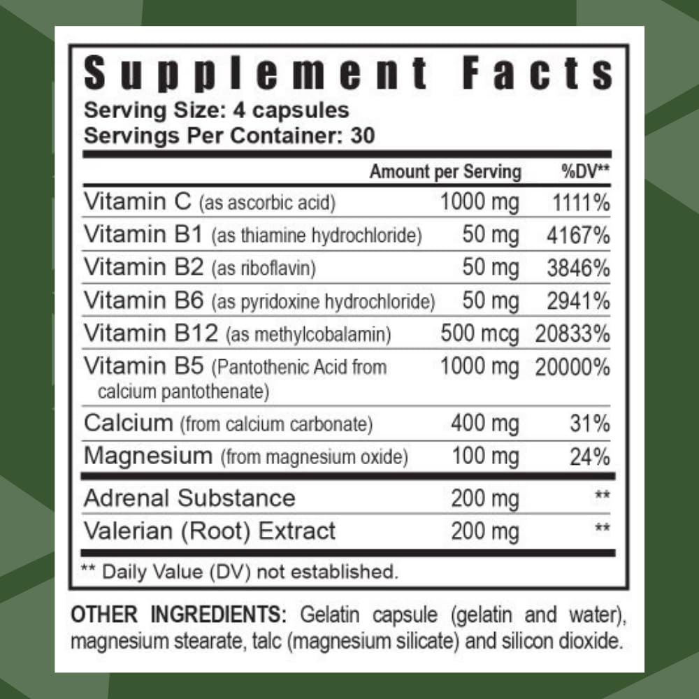 Youngevity Ultimate D-Stress™ – Natural Stress Relief Supplement with Magnesium, Valerian Root Extract, and B Vitamins – Supports Adrenal Health and Nervous System – 120 Capsules (Pack of 1) YoungevityAu supplements