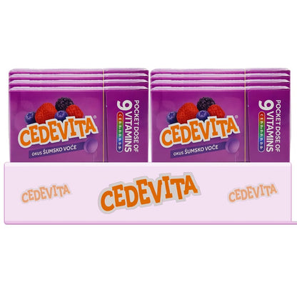 Cedevita Multivitamin Healthy and Sweet Candies - Pack of 8 (Forest Fruit) SORINAUS supplements