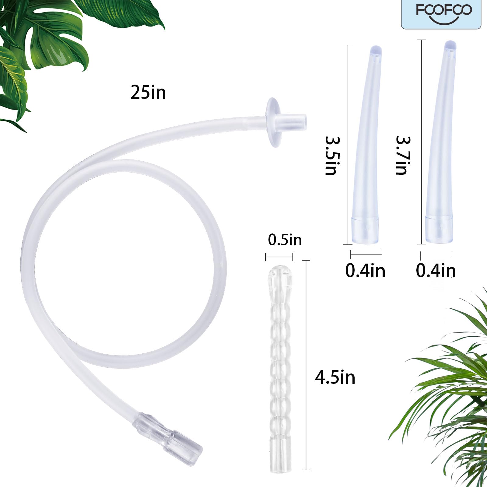 Enema Bulb 7.6oz Douche Enema Kit Includes 4 Nozzles for Women & Men Black with Storage Bag FOOFOOAu supplements
