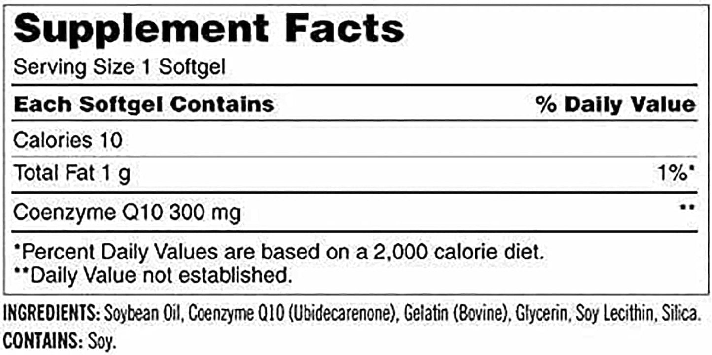 CARZIX CoQ10 300mg,100 Softgels-Helps Maintain Healthy Blood Pressure，Romotes CARZIXUS supplements