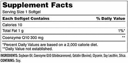 CARZIX CoQ10 300mg,100 Softgels-Helps Maintain Healthy Blood Pressure，Romotes CARZIXUS supplements