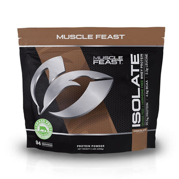 Muscle Feast Grass-Fed Whey Protein Isolate, All Natural Hormone Free Pasture Raised Muscle FeastUS supplements