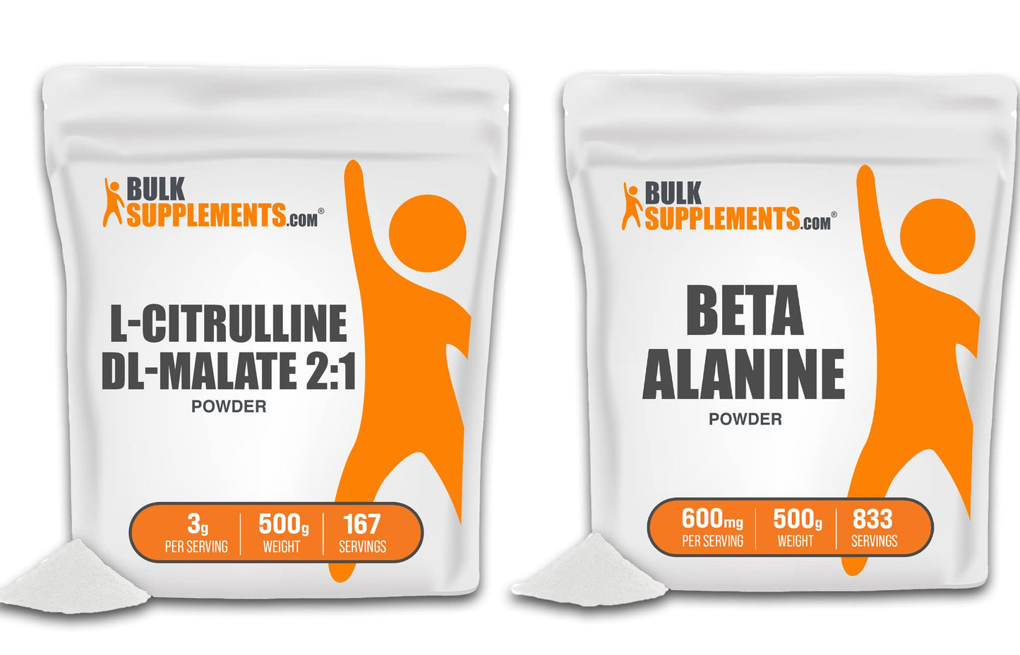 BULKSUPPLEMENTS.COM L-Citrulline DL-Malate 2:1 Powder 500g & Beta Alanine Powder BULKSUPPLEMENTS.COMUS supplements