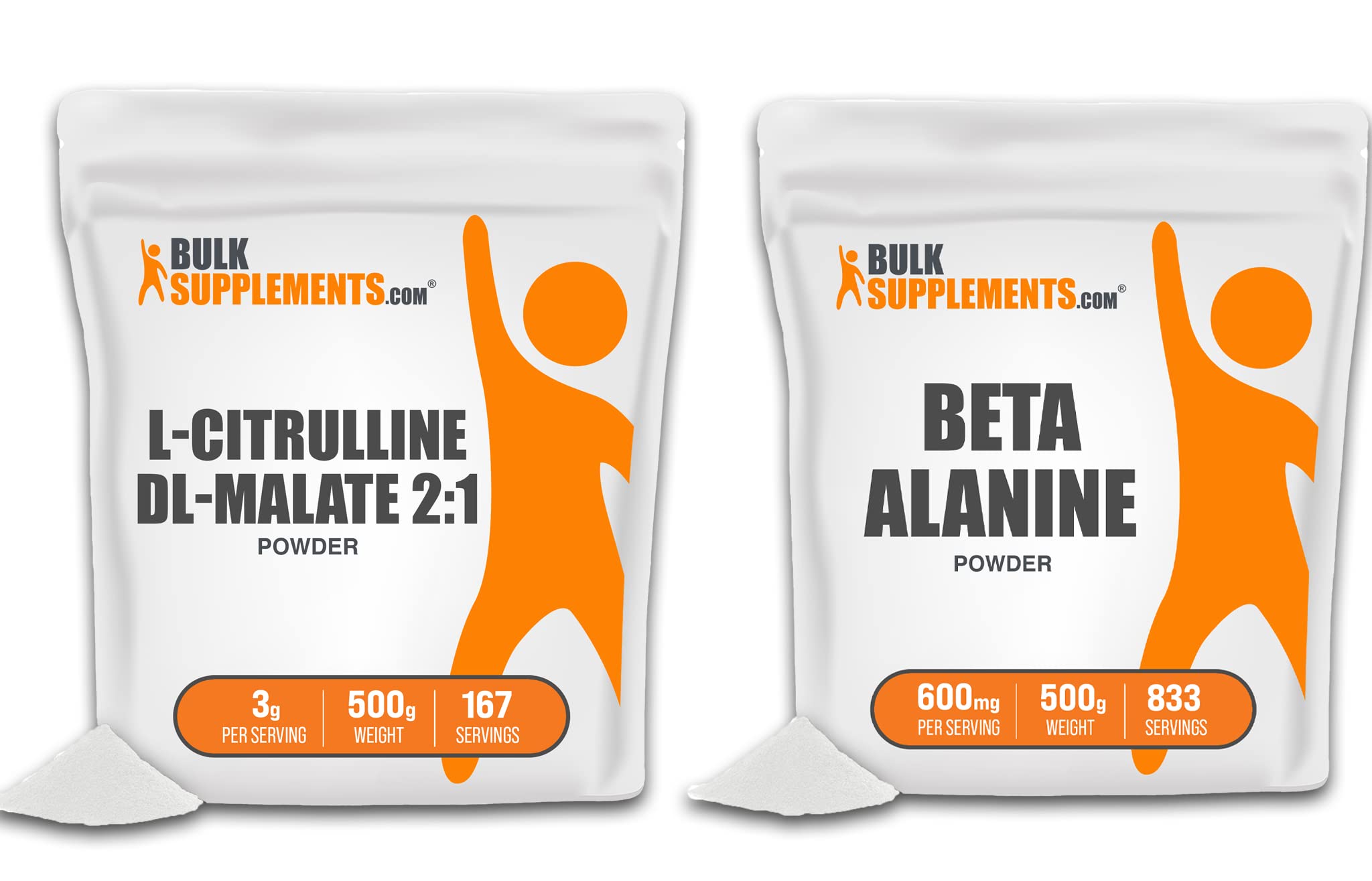 BULKSUPPLEMENTS.COM L-Citrulline DL-Malate 2:1 Powder 500g & Beta Alanine Powder BULKSUPPLEMENTS.COMAu supplements
