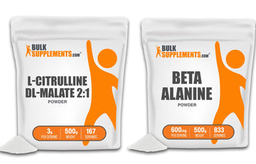 BULKSUPPLEMENTS.COM L-Citrulline DL-Malate 2:1 Powder 500g & Beta Alanine Powder BULKSUPPLEMENTS.COMAu supplements
