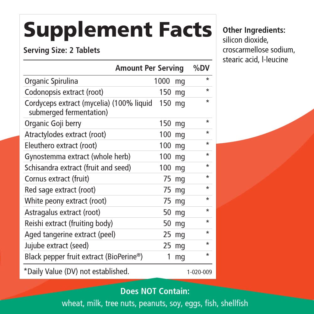 Energy Plus by Pure Essence - Caffeine Free, All Natural Herbal Energy and Focus Supplement - Smooth, No Jitters No Crash - 60 Tablets PURE ESSENCE LABSAu supplements