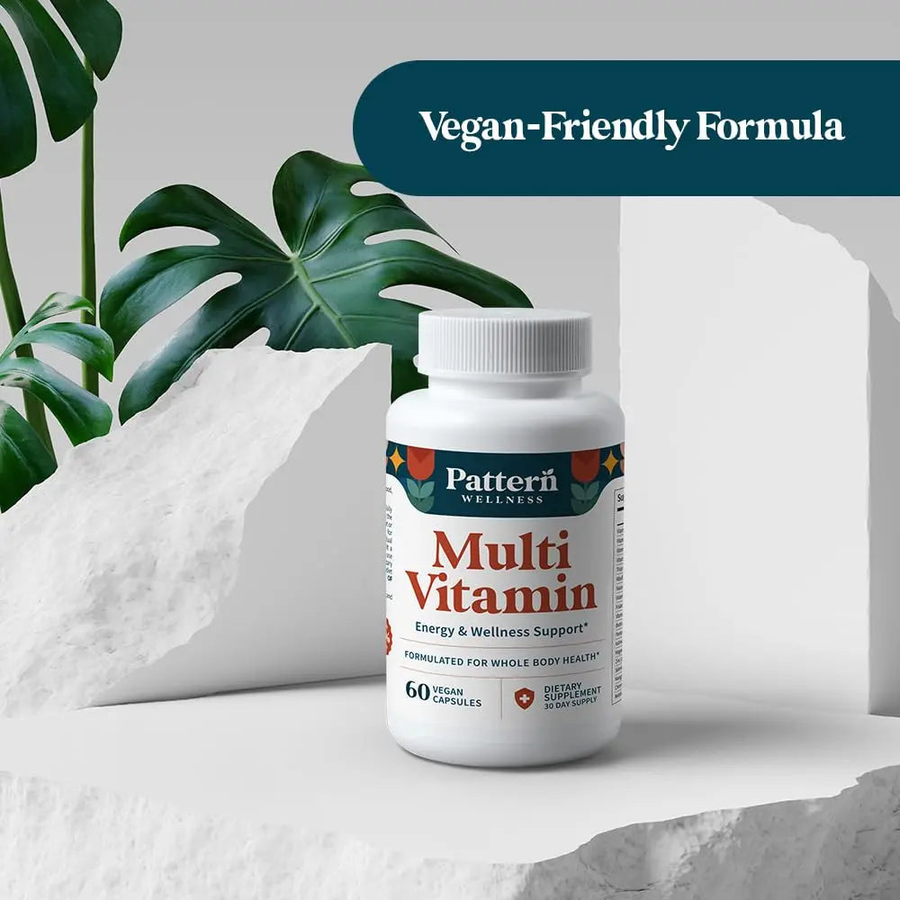Pattern Wellness Multivitamin for Men & Women – Vitamin A, B, C, D, E – Supports Energy & Wellness – Whole Body Health Pattern WellnessAu supplements
