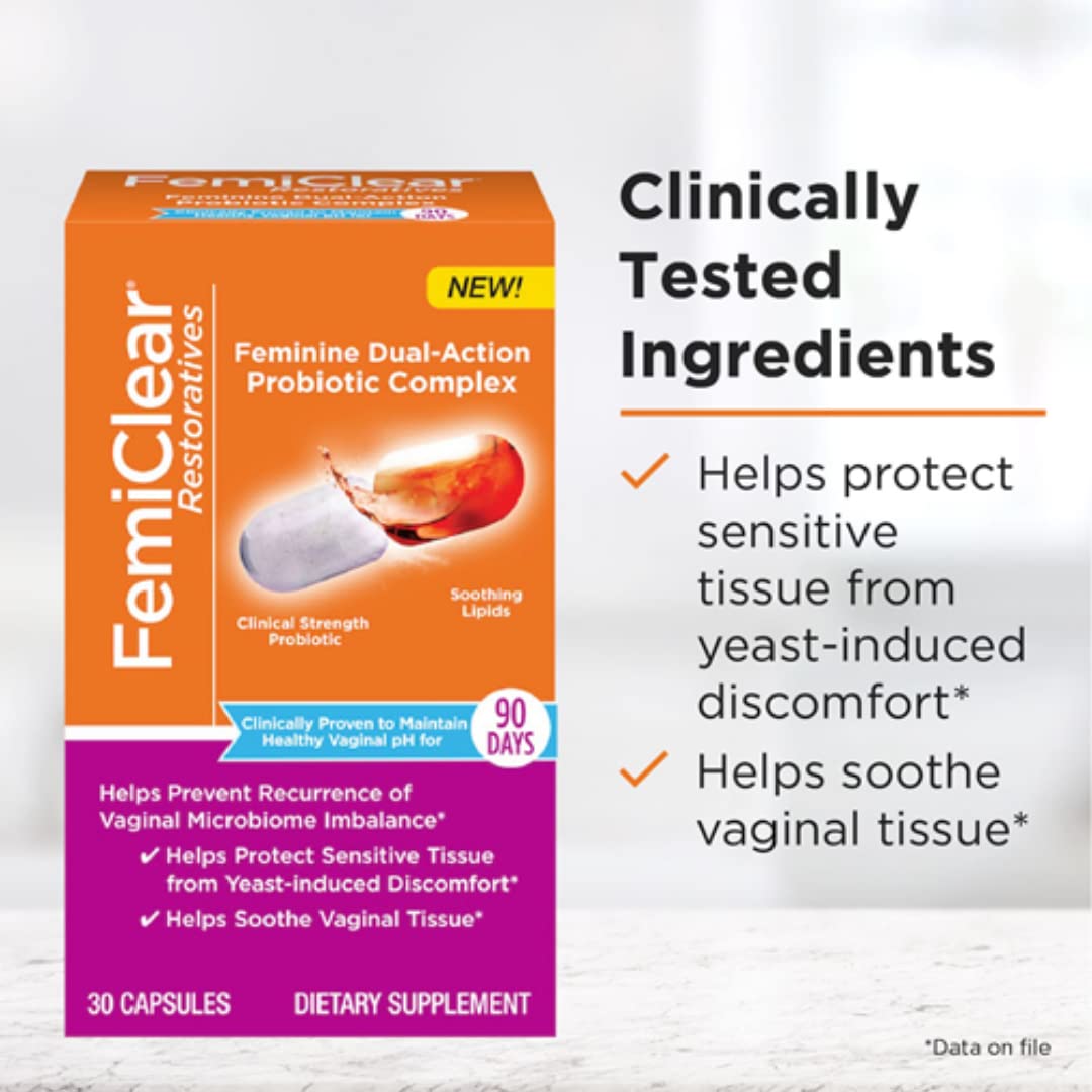 FemiClear 1-Day Dose Restoratives Complex Probiotic Bundle FemiClearAu supplements