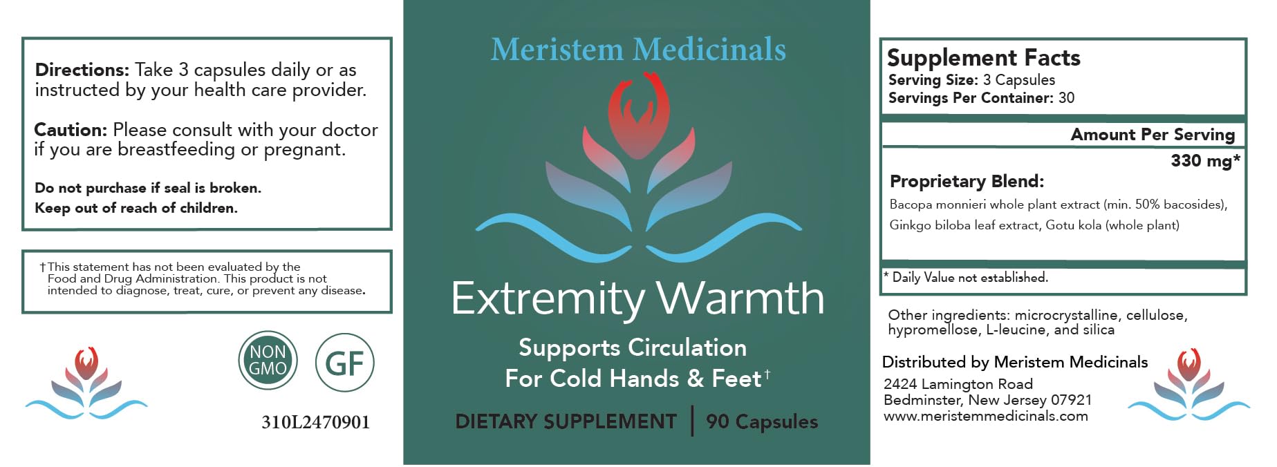 Extremity Warmth - for Cold Hands and Feet GenericAu supplements