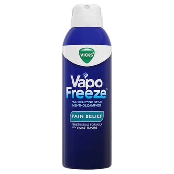 Vicks VapoFreeze Menthol Pain Relieving Spray 3oz, for Muscles & Joint Pain Associated with Arthritis, Simple Backaches, Strains, Sprains, Bruises, Vicks Vapors, Penetrating Formula VicksAu supplements