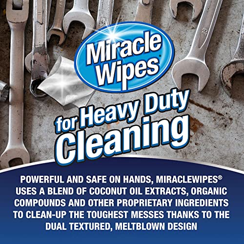 MiracleWipes for Heavy Duty Cleaning (90 Count) - All Purpose Cleaner, Kitchens MiracleWipesUS supplements