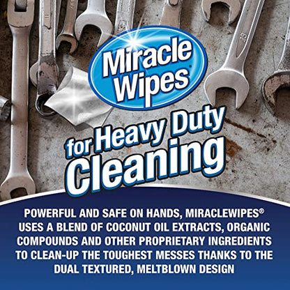 MiracleWipes for Heavy Duty Cleaning (90 Count) - All Purpose Cleaner, Kitchens MiracleWipesUS supplements