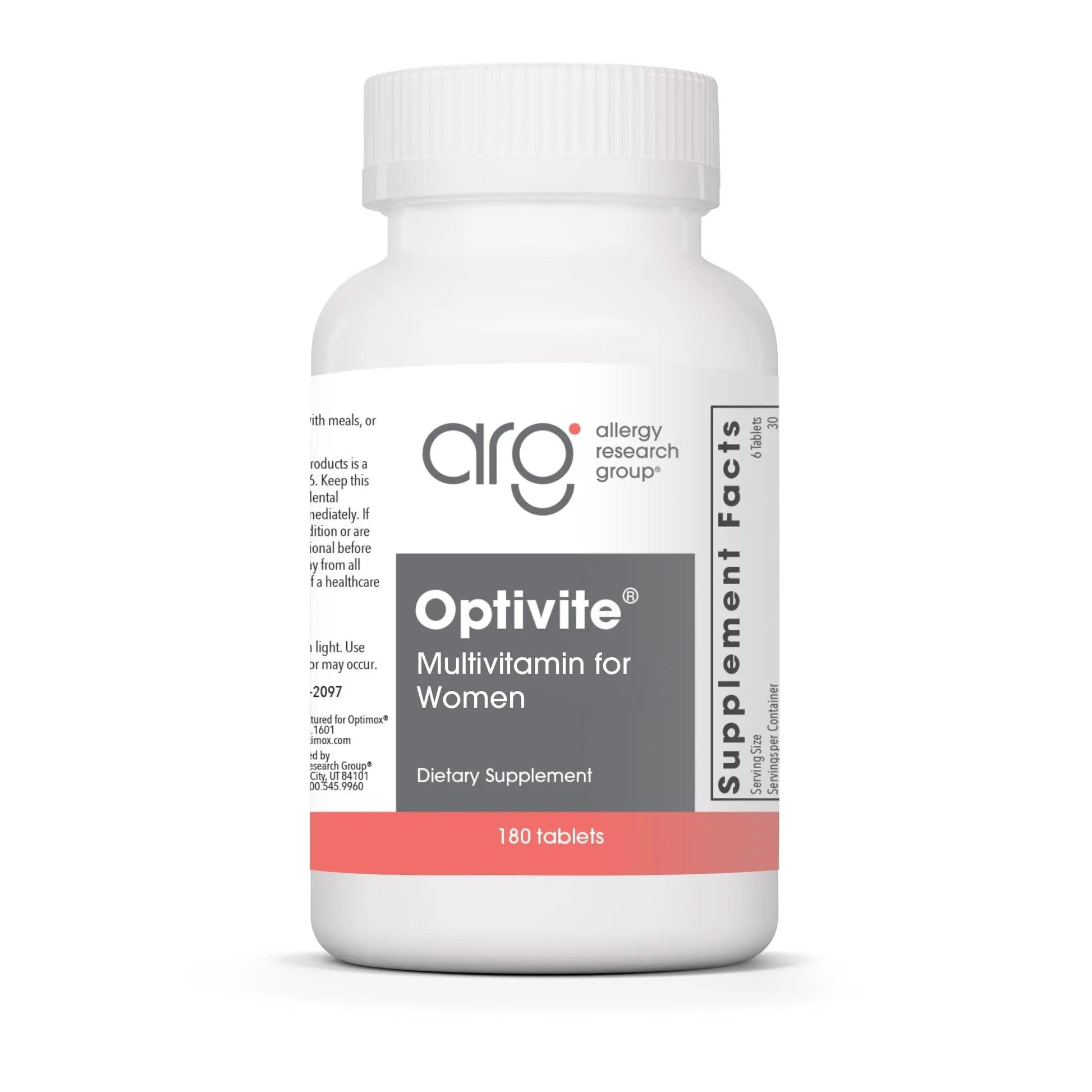 Optimox Optivite - PMS Support Supplement for Women, Period Multivitamin for Hormone Balance with Vitamin B6 & Iron, Hormone Support Vitamin - 180 Tablets OptimoxAu supplements