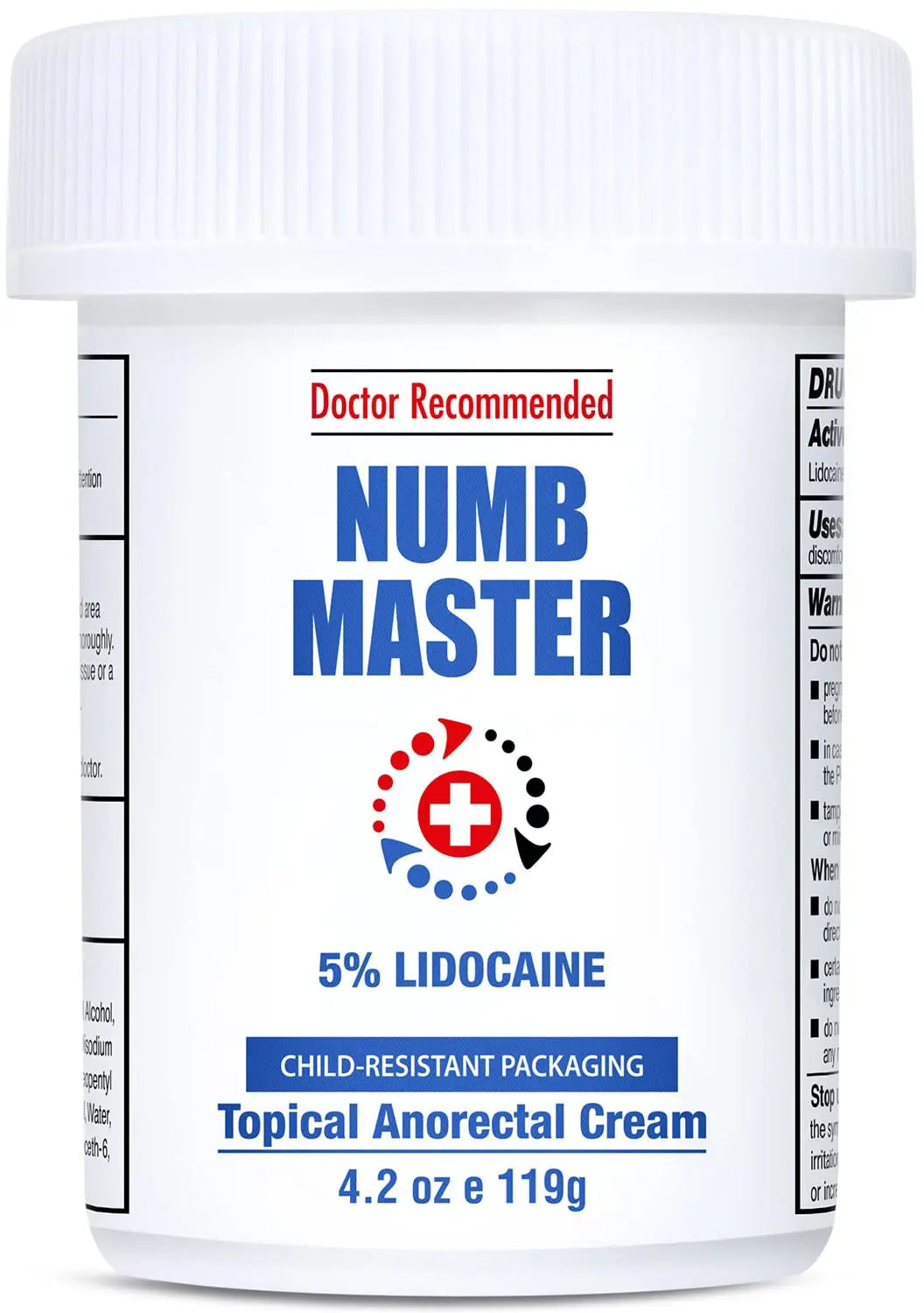 Clinical Resolution Numb Master 5% Lidocaine Cream Fast-Acting OTC anesthetic for Pain, Itch, Burns & Hemorrhoids with Vitamin E & Aloe for Soothing Relief Maximum Strength 4.2 Ounce Clinical ResolutionAu supplements