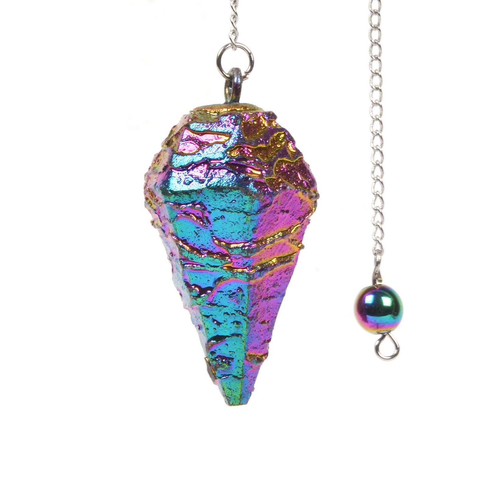JUSTINSTONES Metallic Rainbow Coated Dragon Blood Fossil Gemstone Rock Crystal Hexagonal JUSTINSTONESAu supplements
