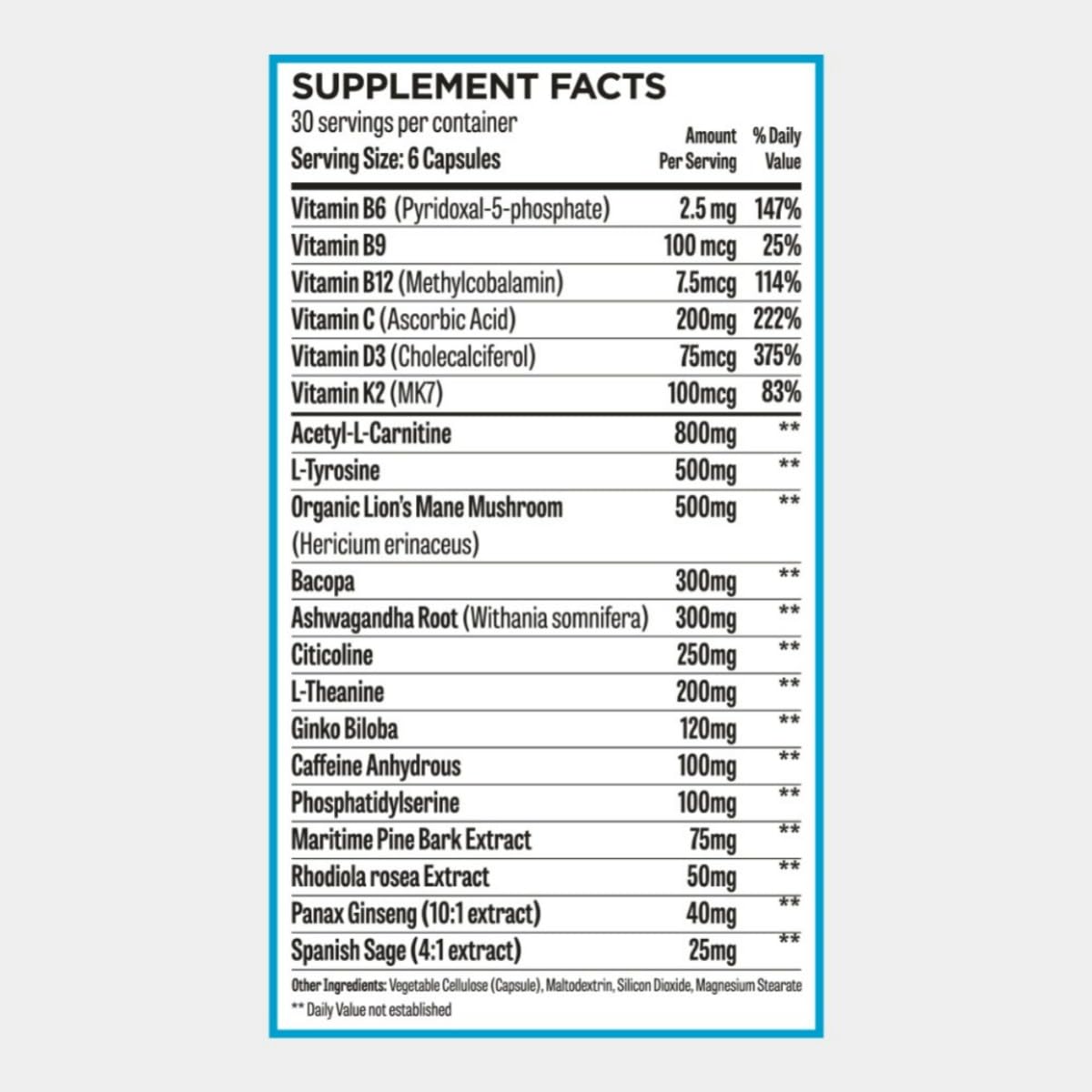 ROAR AMBITION Genuine Hunter Focus Premium Nootropic Brain Supplement for Memory and Focus - US Made with All Natural Ingredients Incl L-Theanine, Bacopa Monnieri & Lion's Mane ROAR AMBITIONAu supplements