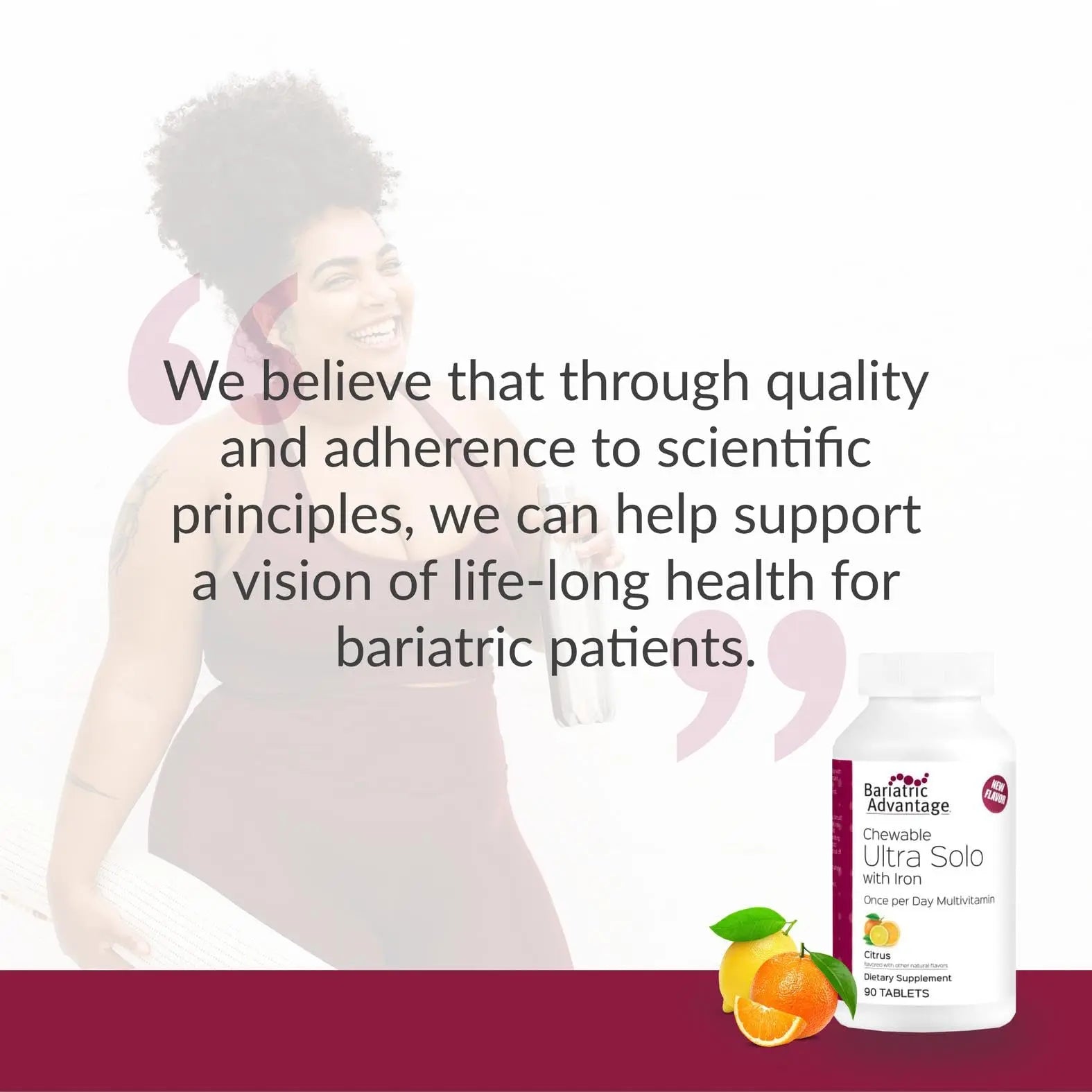 Bariatric Advantage Chewable Ultra Solo with Iron - Once-Per-Day Daily Multivitamin - for Bariatric Surgery Patients - Thiamin, Vitamin A & More Bariatric AdvantageAu supplements