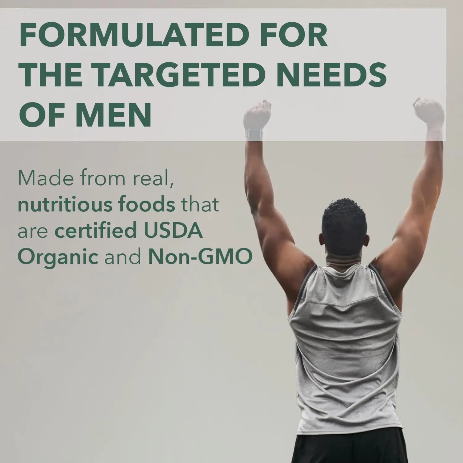 PlantFusion Organic Multivitamin for Men - One Daily Whole Food Blend Men's Multivitamin - Vegan, Non-GMO PlantFusionAu supplements
